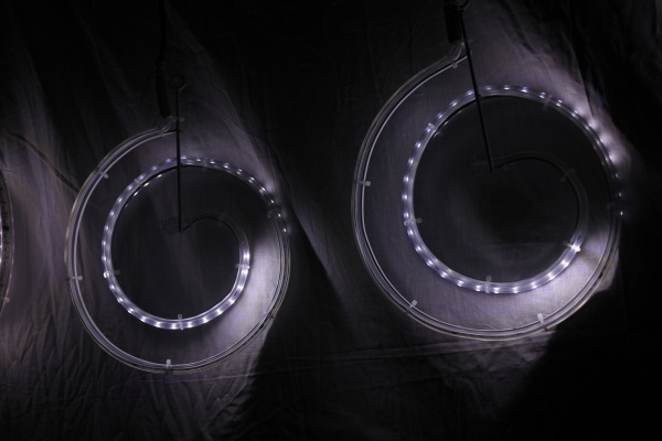 LED-XM-25CM-5-12V-W-Circle 230V/12V 5 свисающих круга  фото 1