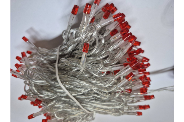 LED-PLS-200*5-20M*5-24V-R/С LED гирлянда Спайдер 5*20м, 24V, красные LED/прозрачный провод. Neo-Neon фото 7