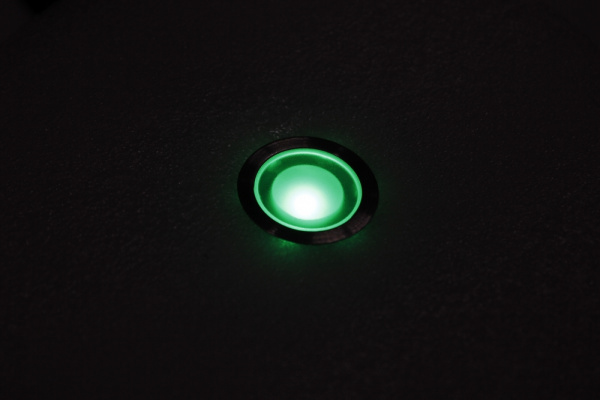 SC-B105B Green LED floor light, круглый, 12V, IP67 фото 1