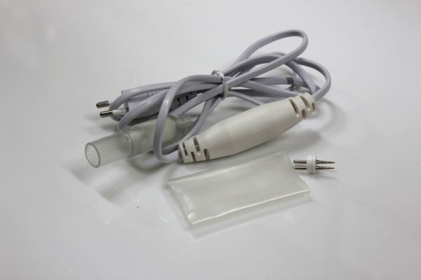 Силовой шнур для Светодиодной гирлянды дюралайт фиксинг LED-DL-2W-100M-240V Белый ПВХ (LED-DL-2W-CA- фото 1