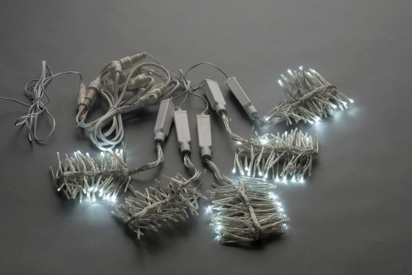 Капли 5шт 50см Бел. LED-PLG-SNOW-320L-0.5M-5-12V-W NEW фото 2