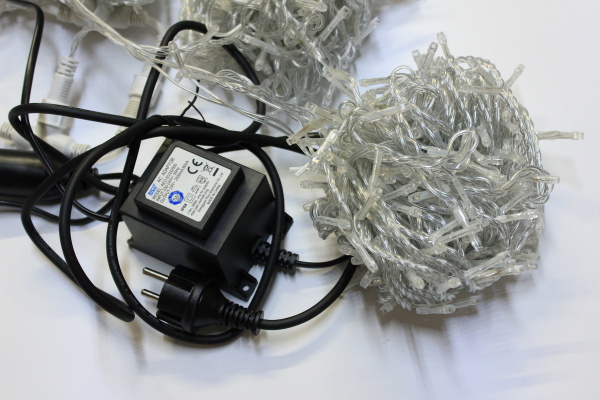 LED-PLS-200*5-20M*5-24V-G/C-F(G) Flash LED гирлянда Спайдер 5*20м 24V, зеленые LED/прозрачный провод фото 5