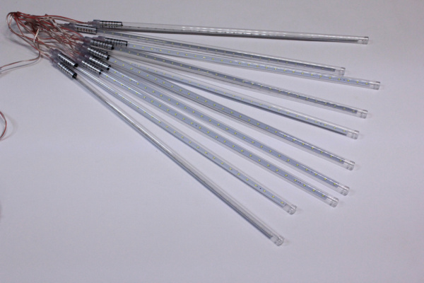 Сосульки строб Трубки D12mm,10шт 0,5М Белая LED-PLM-SNOW-480SMD-0.5*4.5M-10-7V-W не соедин. фото 3