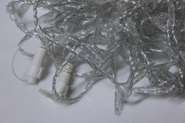 LED-PLS-100-10M-240V-R/C-F(R)-W/O,Красная/красные флэш на прозр. пр., соед.(без шнура) С КОЛПАЧКОМ фото 4