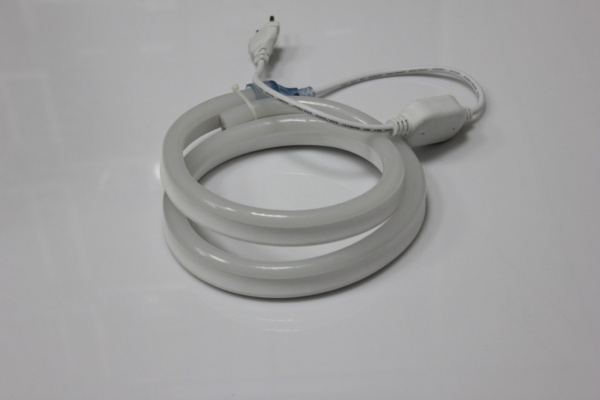 LM-220V-2835-120P-big size-Y Световая гирлянда Гибкий неон LED NEON FLEX желтый,12х25мм,УЗКИЙ.  фото 2