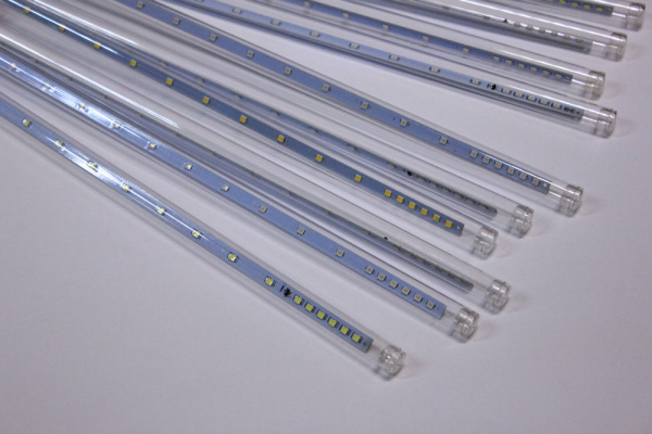 Сосульки строб Трубки D12mm,10шт 0,5М Мульти LED-PLM-SNOW-480SMD-0.5*4.5M-10-7V-M не соедин. фото 3
