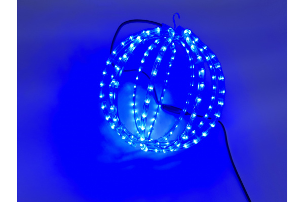 LED-DBL-Y-240V-B LED- Шар D30см синий (стальной каркас) 2025 фото 1