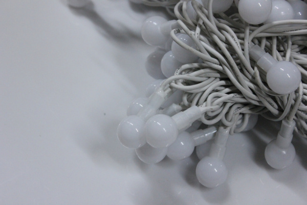 LED-PLR-100-15M-25MM-240V-RGB/WH-W/O (INTENSIVE) LED гирлянда 15м, 240V, IP65, RGB LED/Шарик 2,5см фото 3