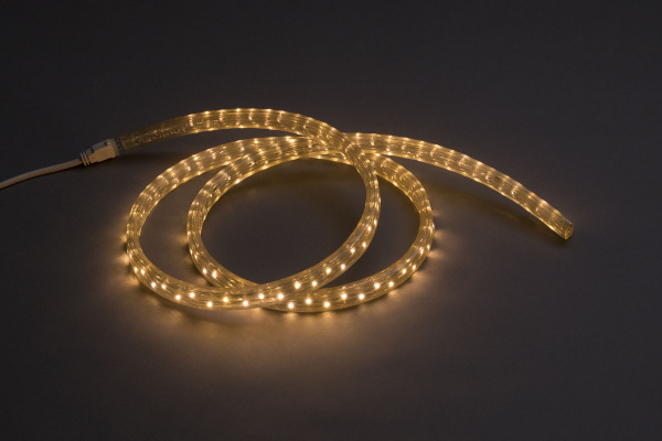 LED-CUFL-3W-100M-220V-1.67CM-W1 LED дюралайт чейзинг, белый(розовый оттенок), 11*20мм кратность 2м фото 2
