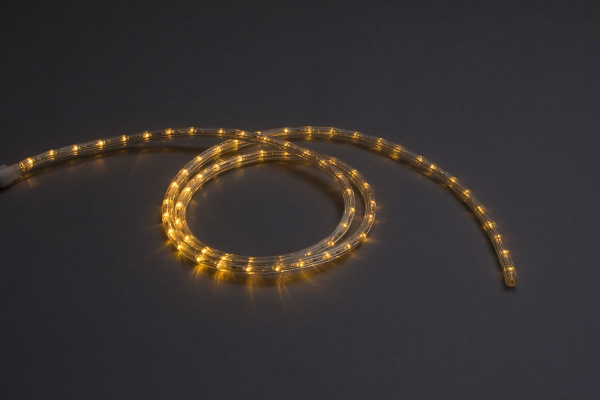 LED-DL-3W-100M-2M-240V-Y Светодиодная гирлянда дюралайт чейзинг, желтый, D13мм, 36LED/метр,  IP65, к фото 2