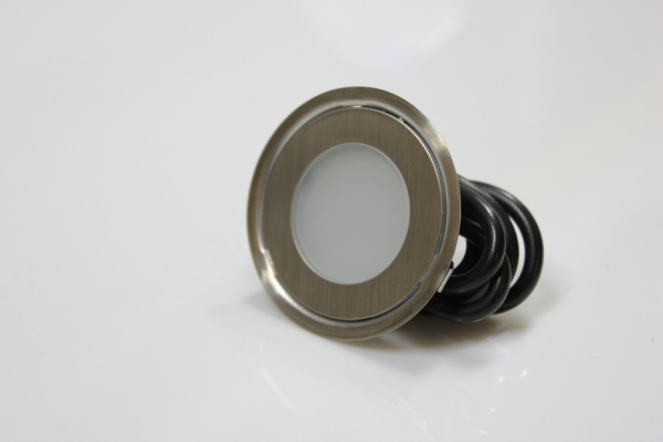SC-B101B Green LED floor light, круглый, 12V, IP67 фото 3