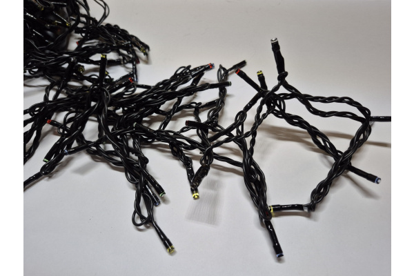 LED-PLS-200*5-20M*5-24V-M/BL-F(W) Flash LED гирлянда Спайдер 5*20м, 24V, мульти LED/Flash белый фото 6
