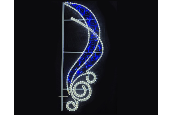 FLESI-LED-KN 022-240V-W/B (LED PARUS PATTERN MOTIF) РФ 137х53см фото 1