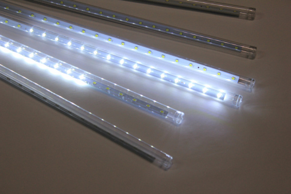 Сосульки строб Трубки D12mm,10шт 0,5М Белая LED-PLM-SNOW-480SMD-0.5*4.5M-10-7V-W не соедин. фото 2
