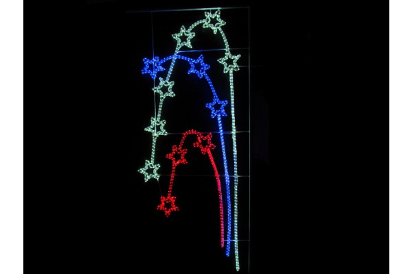 GRP-418 (White/Blue/Red)    MOTIF 250х112см (3шт/кор, 2шт/кор) фото 1