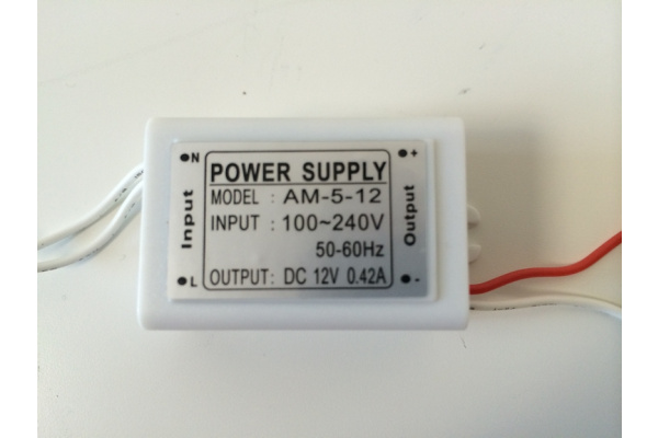 NEW Источник питания 5W (DC12V/0.5A/5W) IP20 фото 2