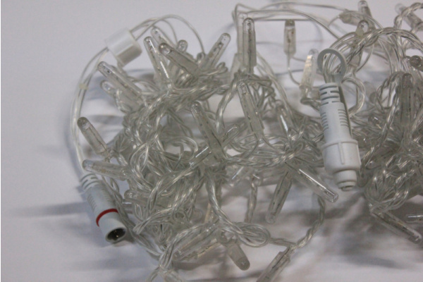 LED-PLS-200-20M-240V-G/C-W/O,зеленая/прозр провод, соед. (без силового шнура) С КОЛПАЧКОМ  фото 4