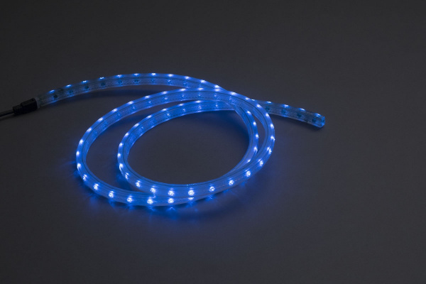 LED-FL-2W-100M-220V-B Светодиодный дюралайт фиксинг синий, 13,5*15,5мм, 220V, кратность 2м. Neo-Neon фото 2