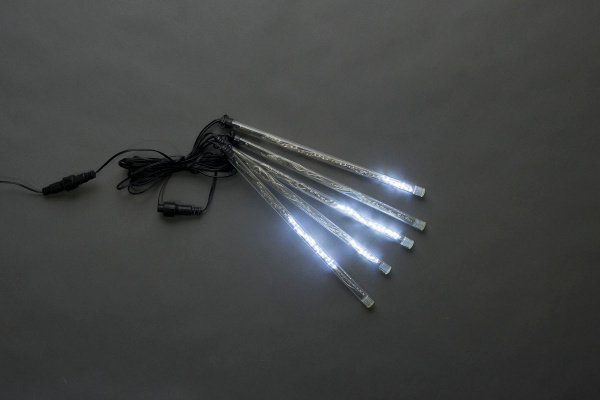 Сосульки Трубки 5шт 0,3М Бел. LED-PLM-SNOW-180L-0.3M-5-12V-W NEW! фото 1