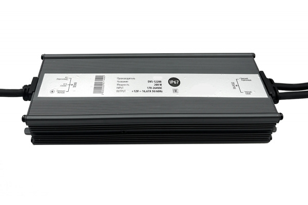 Блок питания 12V 200W IP67 ( vizar) фото 1