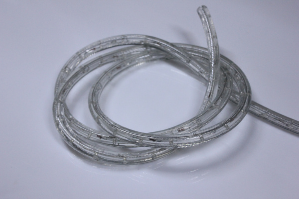 LED-DL-2W-100M-1M-240V-WW Светодиодная гирлянда дюралайт, фиксинг, белый теплый, D13мм, 36LED/метр,  фото 3