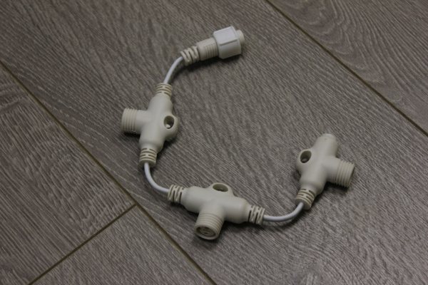 Соединительные шнуры для LED-FPC-3528-135-20M-12V, 12V, 30СМ, на 3 луча фото 1
