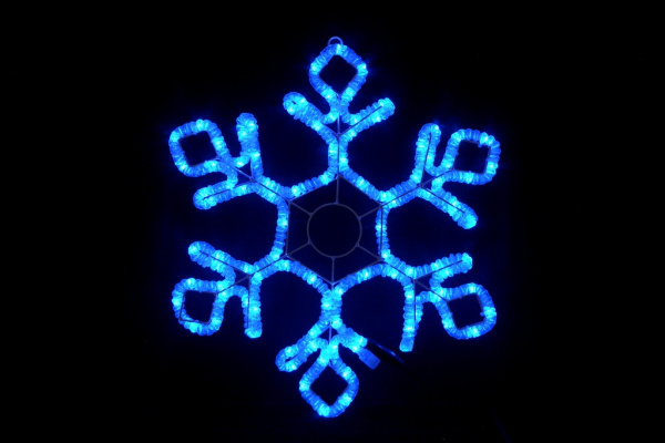 LED-XM(FR)-2D-CK022-B-30  Blue Снежинка 79х69см фото 1