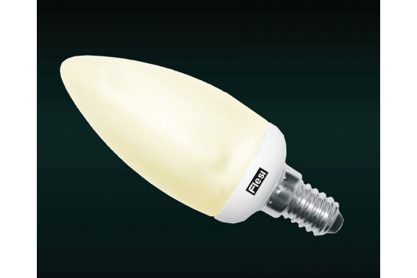 Flesi candle 9W CTF E14 2700K  98х38 св.вит.мат.АК фото 1