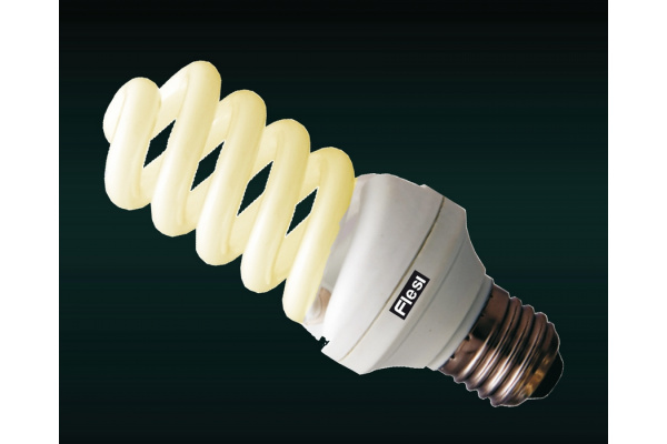 Flesi Spiral 20W ELH/S 220V E27 2700K 128x48 (СЛИПШИЕСЯ КОРОБА) фото 1