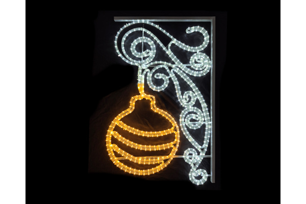 FLESI-LED-KN 020-240V-W/WW (LED BALL PATTERN MOTIF) РФ 100х65см фото 1