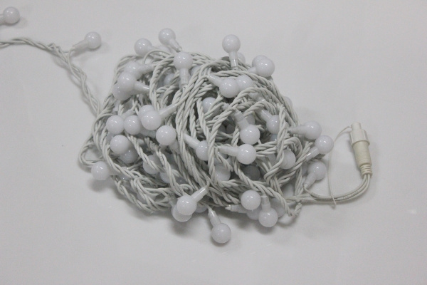 LED-PLR-100-15M-25MM-240V-RGB/WH -W/O (SLOW) LED гирлянда 15м, 240V, IP65, RGB LED/Шарик 2,5см фото 3