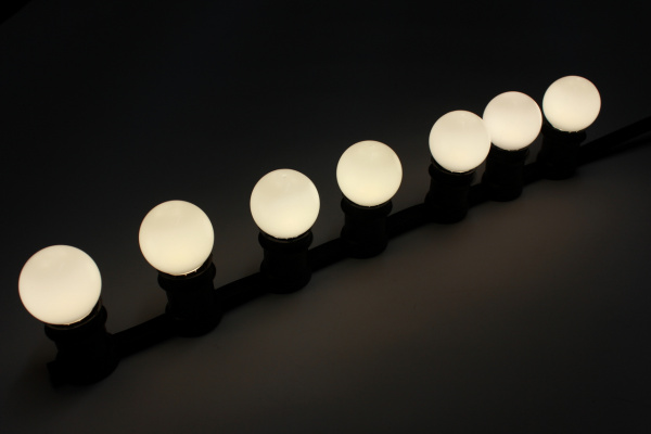 LED G45-E27-230V-W  LED лампа Е27  для Гирлянды Белт-лайт, белый  цвет свечения. Neo-Neon фото 2