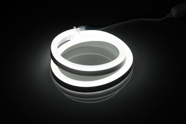 LM-220V-2835-120P-big size-W Световая гирлянда Гибкий неон LED NEON FLEX белый, 12х25мм. (ШИРОКИЙ) фото 1