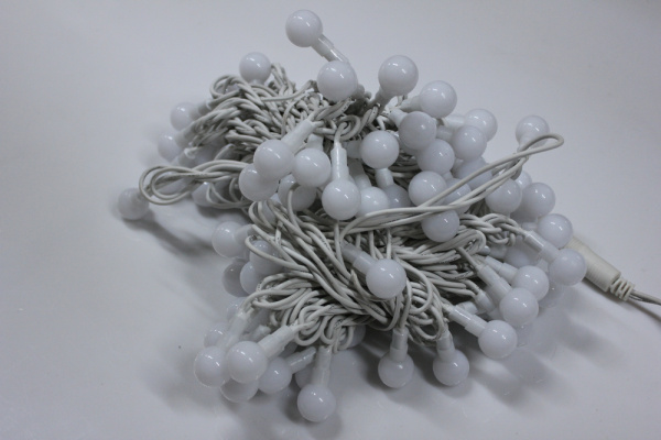 LED-PLR-100-15M-25MM-240V-RGB/WH-W/O (INTENSIVE) LED гирлянда 15м, 240V, IP65, RGB LED/Шарик 2,5см фото 2