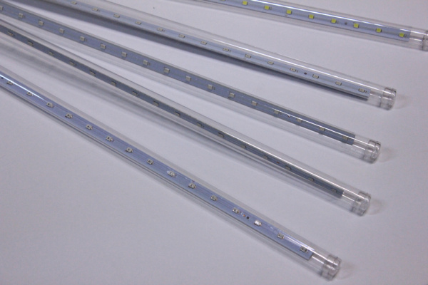 Сосульки Трубки D12mm,10шт 0,5М Мульти (R/G/Y/B) LED-PLM-SNOW-540SMD-0.5*4.5M-10-12V-M  не соед фото 2