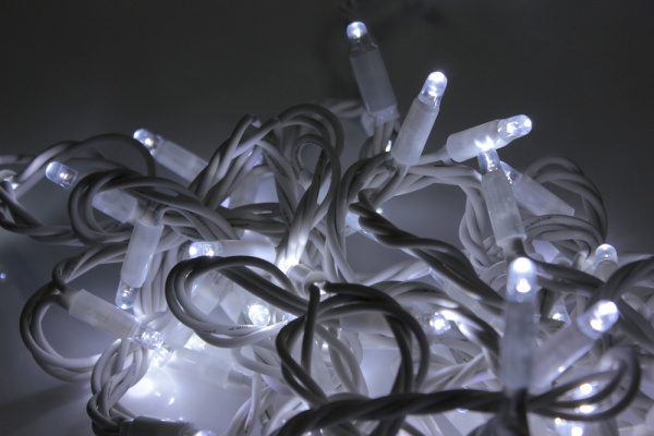 LED-PLR-192-20M-24V-CW/W-W/O (Wire 3.3mm), белый/белый провод, соед. (без шнура) 24В(Новый коннектор фото 2