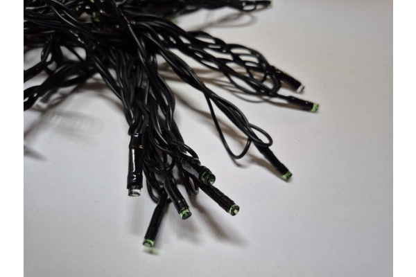 LED-PLS-200*5-20M*5-24V-G/BL-F(G) Flash LED гирлянда Спайдер 5*20м 24V, зеленые LED/черный провод фото 5