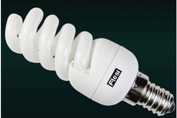 Flesi Spiral 11W Mini Half 220V E14 4100K 32х98 фото 1