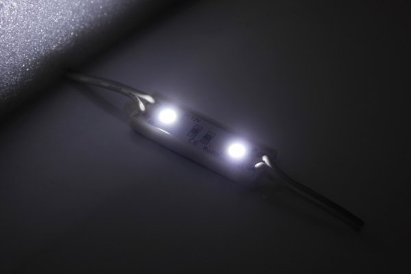 2 SMD WHITE модуль 48х10х5мм, белый фото 1