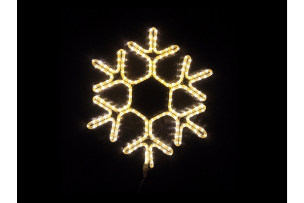 FLESI-LED-FL-SNOWFLAKE-60x58-240V-WW фото 1