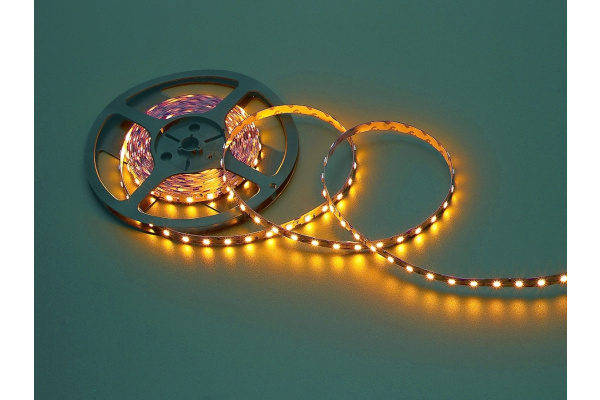 NEW FLEX-SS3180В-Y IP20,12V,60 SMD5050,белая основа (Желтая) фото 1