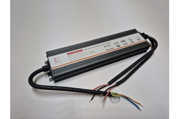 LM-150W 24V, 200-260V/24V, 6,3А, IP67. Импульсный источник питания в алюминиевом корпусе, 236х60х24м фото 1
