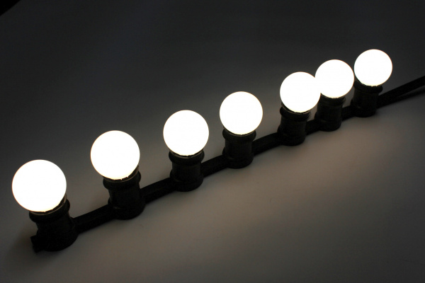 LED G45-E27-24V-W  LED лампа Е27  для Гирлянды Белт-лайт, белый цвет свечения. Neo-Neon фото 2