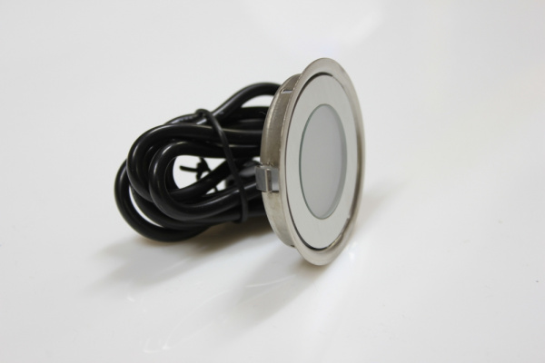 SC-B101B Green LED floor light, круглый, 12V, IP67 фото 2