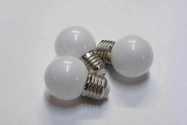 LED G45-E27-24V-WW  LED лампа Е27  для Гирлянды Белт-лайт, теплый белый цвет свечения. Neo-Neon фото 3