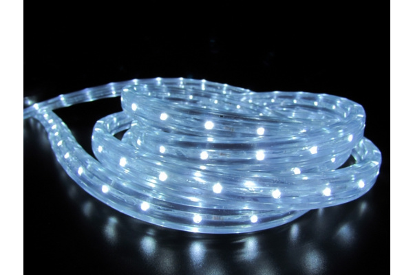LED-XF-2W-100М-240V Светодиодный дюралайт фиксинг, белый, 11*18мм, 240V, кратность 2м. Flesi фото 2