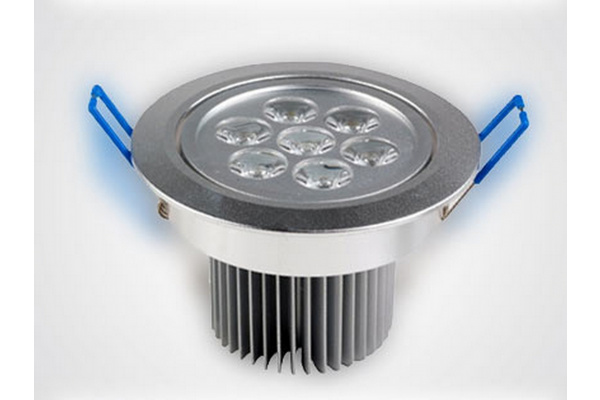 G-TH107-6300K,LEDсвет.встр.повор.круг 7LED CREE/1W фото 1