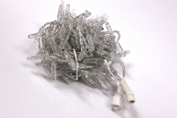 LED-PLS-100-10M-24V-WW/C-F(W)-W/O бел.Т. /прозр. пр./ бел. FLASH, (без шнура) С КОЛПАЧКОМ(НОВ КОН) фото 3