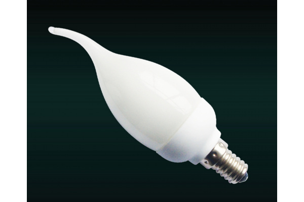Flesi candle 9W FS E14 4100K 135*39 свеча на ветру фото 4