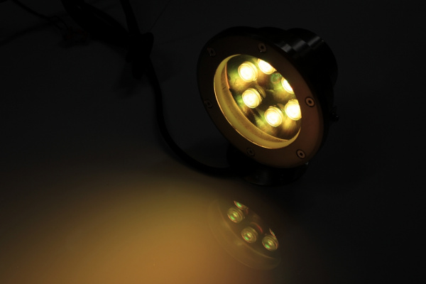 G-SDD150 подводный LEDпрожектор,6 LED*3W,12V,R/G/B фото 3